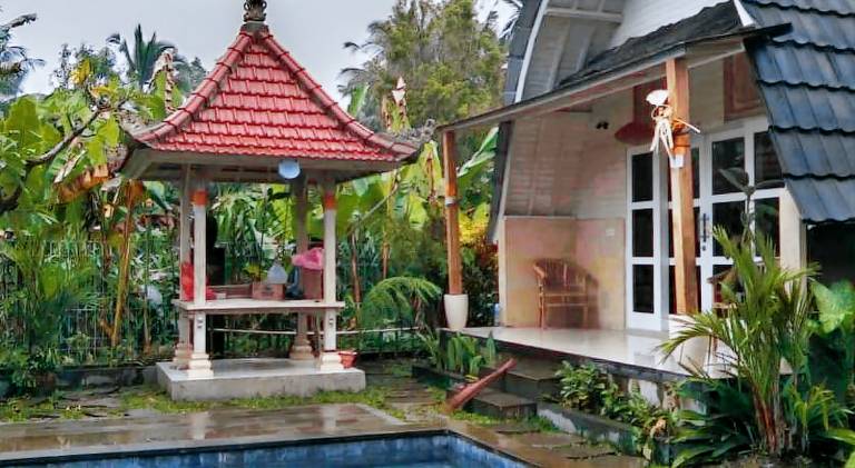 Lodge with terrace & pool | Pets allowed in Tegallalang