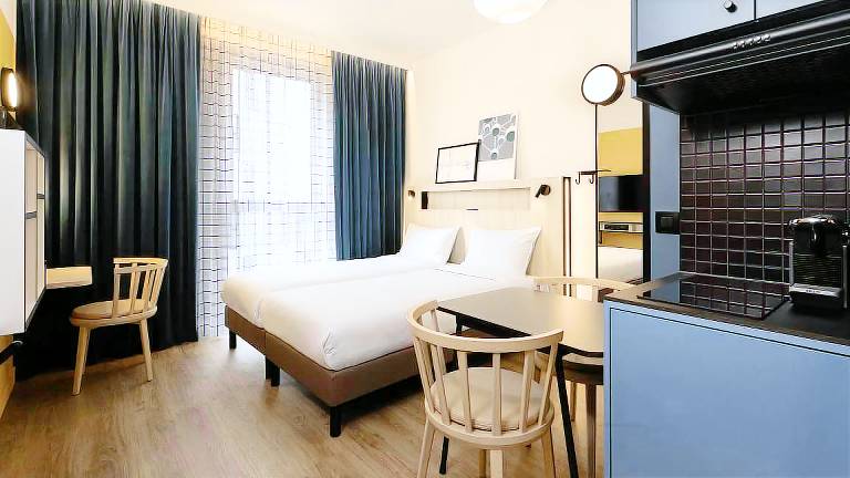 Aparthotel Adagio Access Brussels Airport - Studio 2 people with twin beds in Machelen