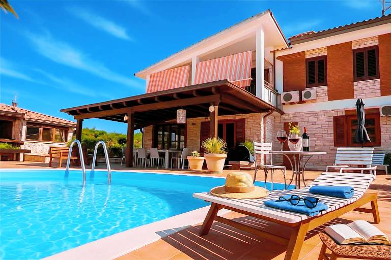 Villa with private pool, yard & barbecue — photo 5
