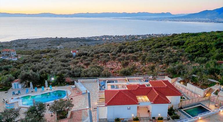 Villa Needa's - View with private pool in Kalamata