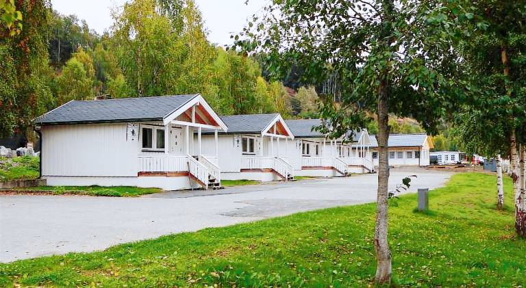 Serviced apartment with patio in Lillehammer