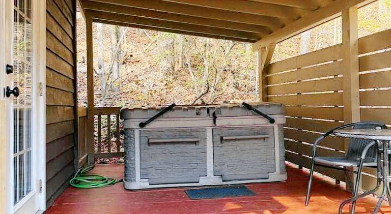 House with pool & jacuzzi | Pets are welcome in Helen, GA
