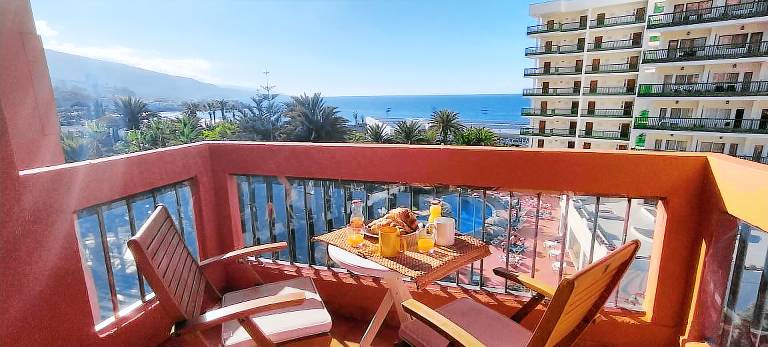 Ferienwohnung in Puerto de la Cruz, Teneriffa f&uuml;r max. 3 Personen am Atlantik
