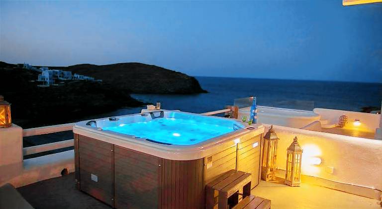 Beachfront Villa Merhia with Hot Tub & Seaview — photo 4