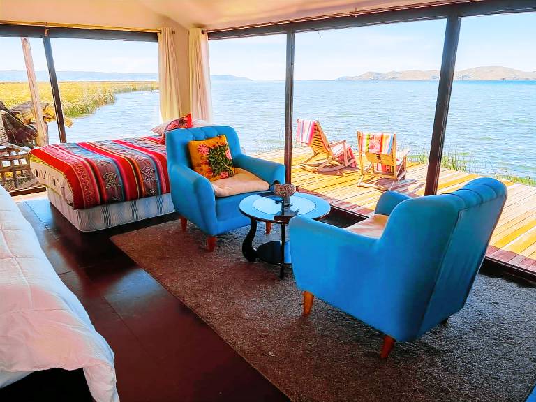 Uros Titicaca lodge Puno Peru