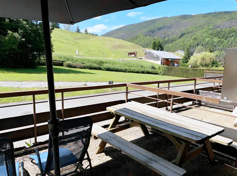 Renovated Studio Cabin: Mountain View, Private Terrace & Wi-Fi in Villard-de-Lans