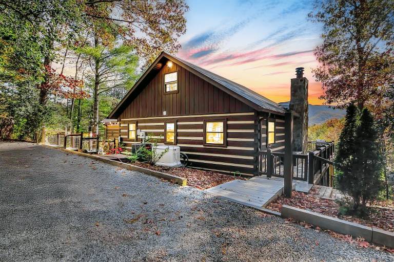 Cabin Cherry Log