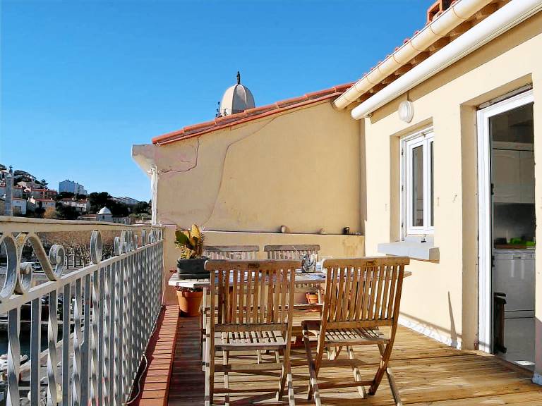 Studio for 2 with terrace and sea view, Port-Vendres — photo 4