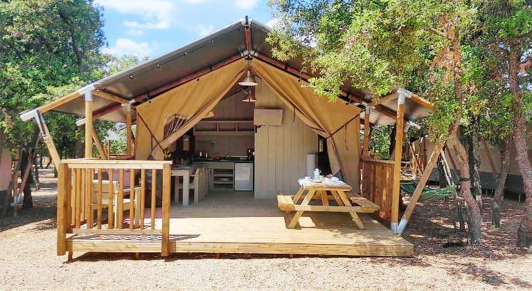 Camping Park Soline Glamping Family Tent in Biograd na Moru