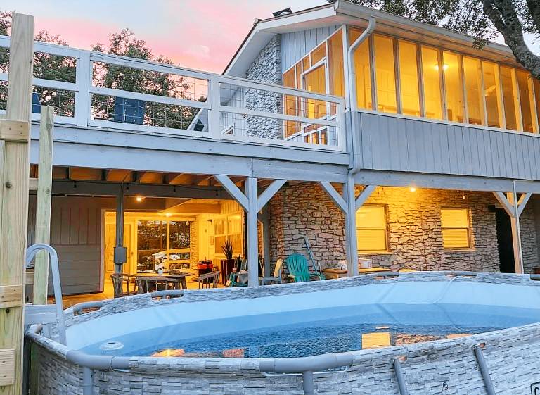 4 2 wow 180 lake views hot tub pickleball tennis POA court EV charger wheelchair ramp POA Pool — photo 4