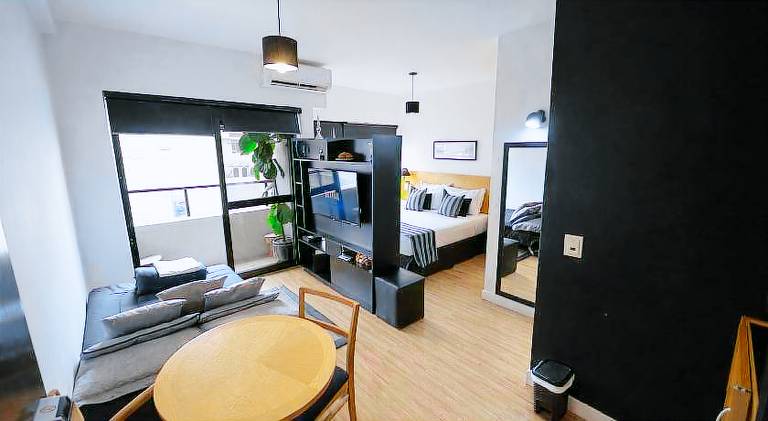 Pleasant holiday apartment with pool | Close to Paulista Avenue | Pets are welcome in Olímpia