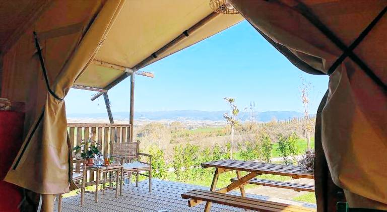 Tent with yard, terrace & private pool — photo 4