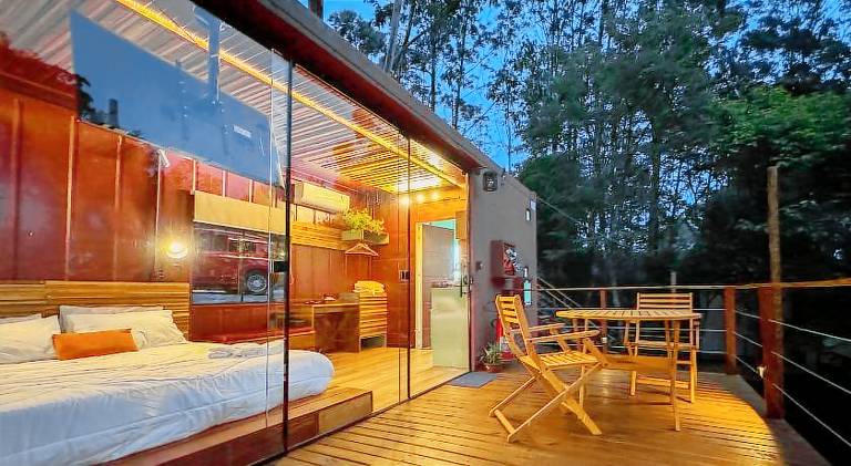 Deck Tiny House in Mairiporã
