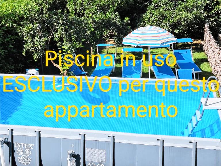 Appartamento con Piscina privata in uso esclusivo in B&B