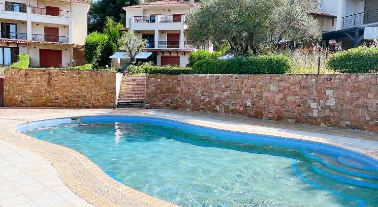 Lovely holiday apartment with pool | Beach nearby | Pet-friendly in Sithonia