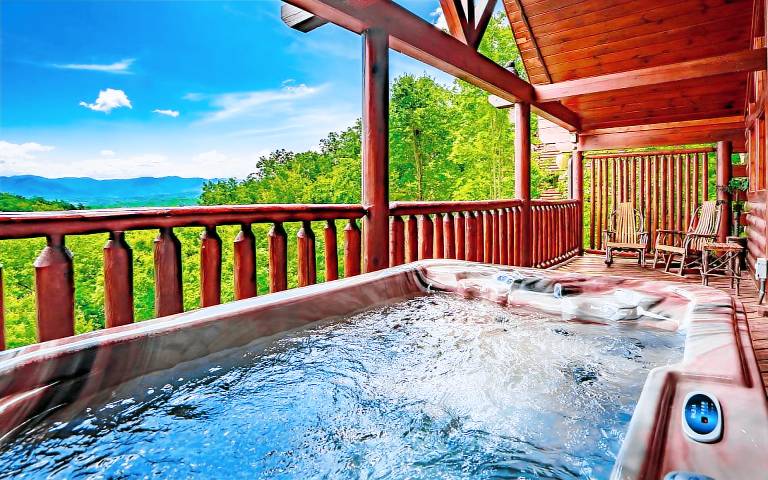 Fireside nights and hot tub soaks at this pet-friendly cabin! - Angel's Choice in Sevierville, TN