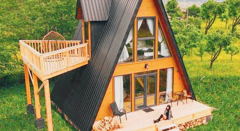 Domek w stylu alpejskim Murshkeli