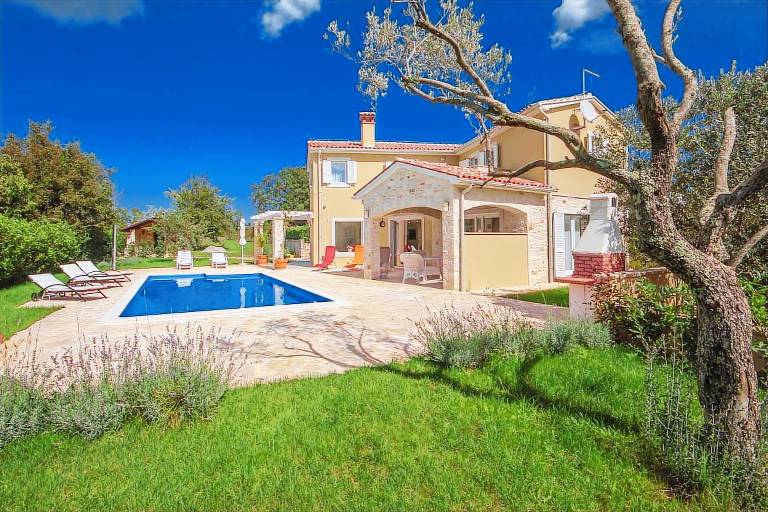 Family-oriented nice villa with garden, barbeque & pool | Pool view | Pet-friendly — photo 3