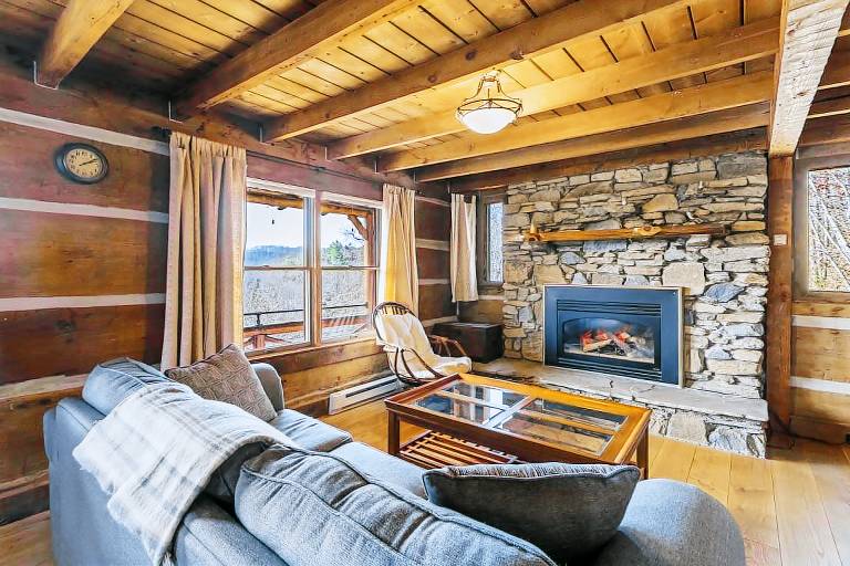 Cabin with grill & yard | Mountain view — photo 3
