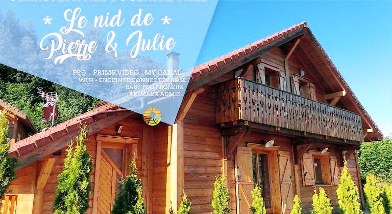 Chalet with jacuzzi in Thann
