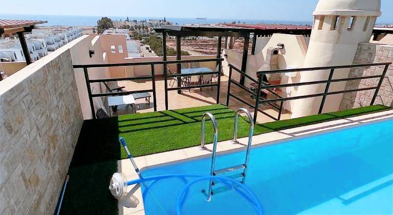 Apartment with grill, patio & private pool in Vera