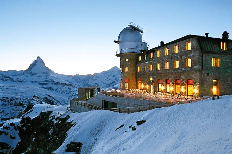 3100 Kulmhotel Gornergrat in Zermatt