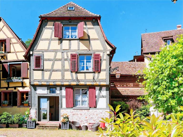 Holiday apartment with garden & terrace | Perfect for remote work in Riquewihr