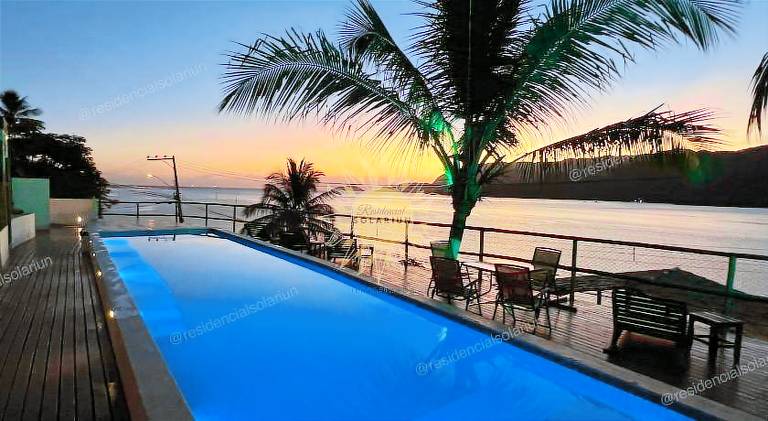 Serviced apartment with terrace & pool in Ilhabela