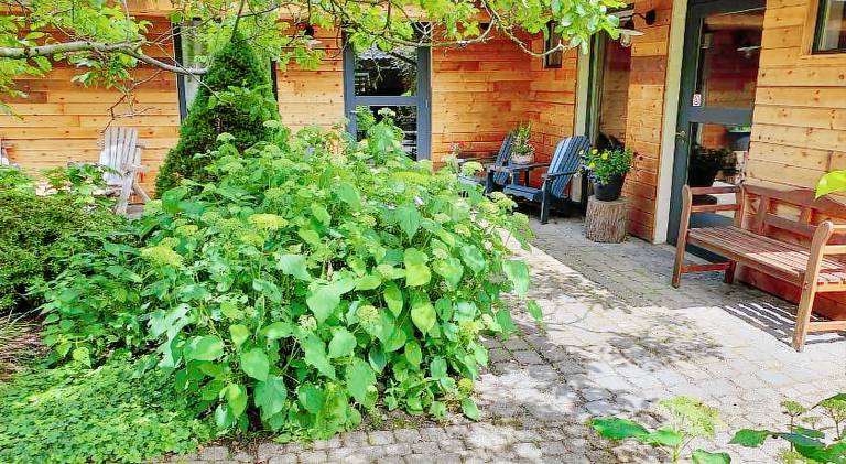 Lodge with barbeque, patio & yard — photo 2