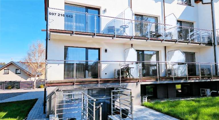 Beautiful rental apartment with sauna, hot tub & patio | Pets are welcome in Wladyslawowo