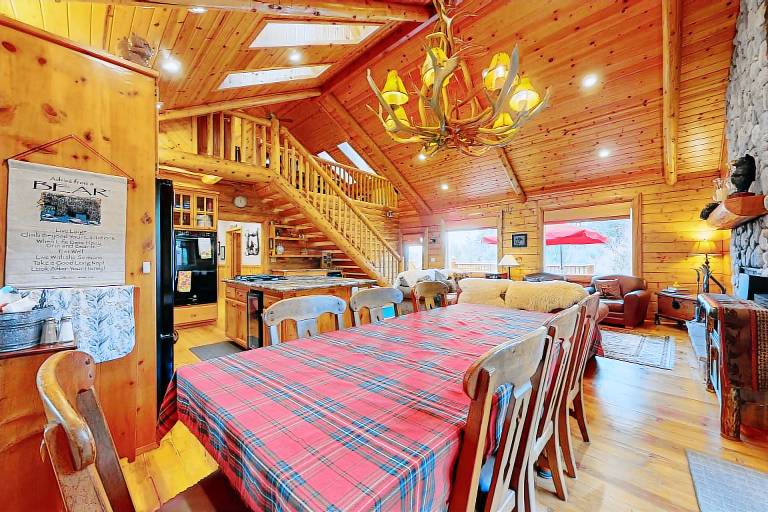 Cabin with patio, grill & yard | Mountain view — photo 4