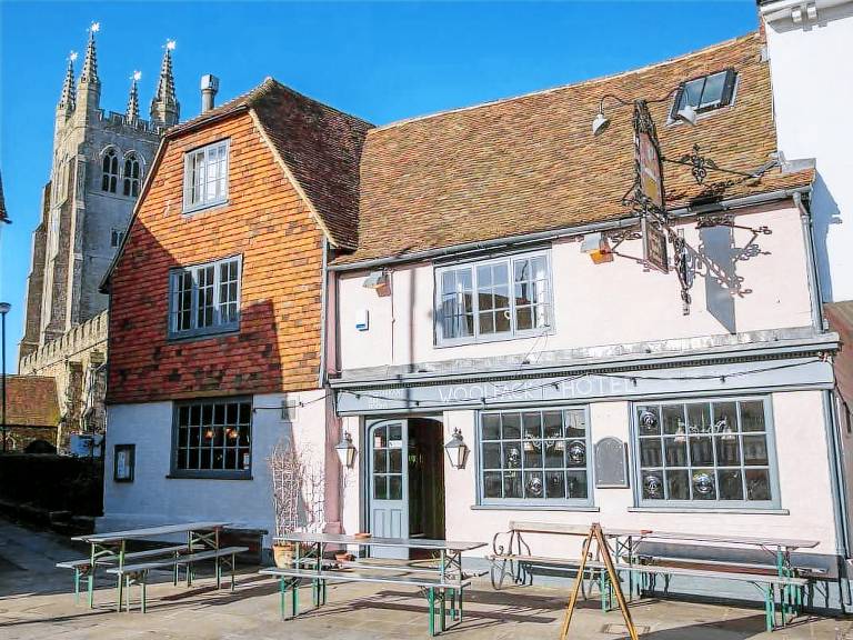 The Woolpack Hotel in Tenterden