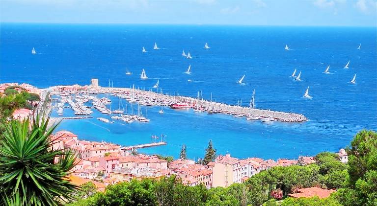 Apartment with garden, barbecue & patio in Marciana