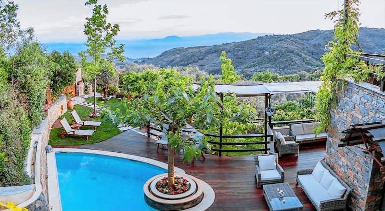 Aenaon Villa with Private Pool Panoramic view in South Pelion