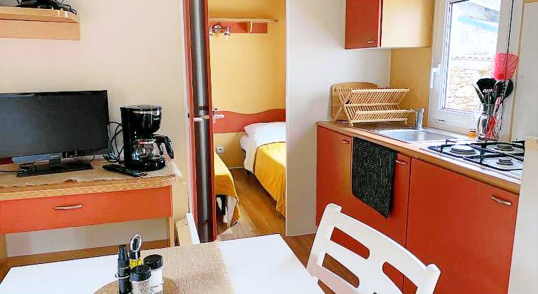 Camping de la ferme aux anesses, mobil home myrtille — photo 2