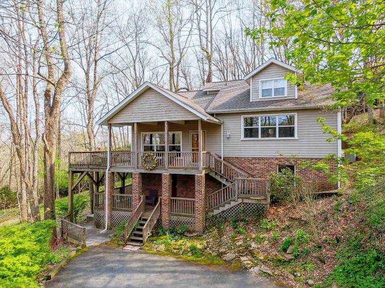 A Treetop Escape: All Nights $199! App Ski Mtn home with spacious decks! — photo 2