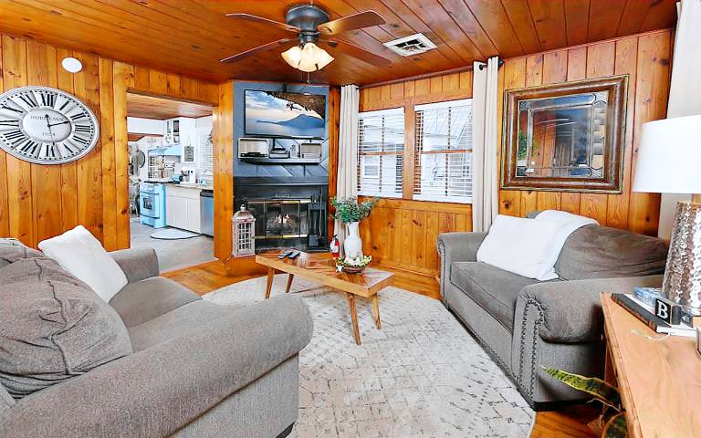 Cabin with BBQ, jacuzzi & terrace | Mountain view — photo 5