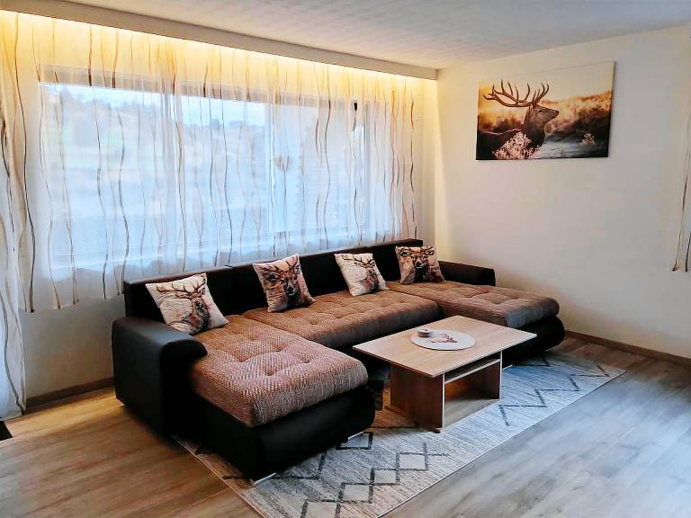 Holiday apartment with yard, terrace & BBQ | Garden view in Rastatt
