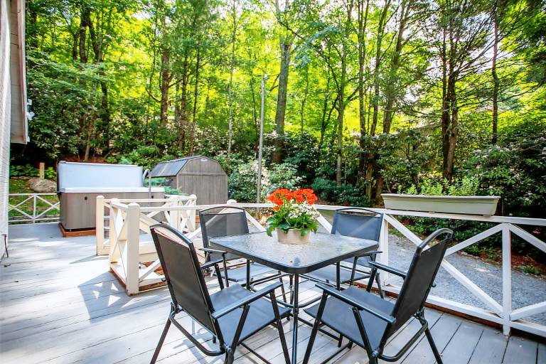 Cabin with hot tub & grill | Mountain view — photo 3