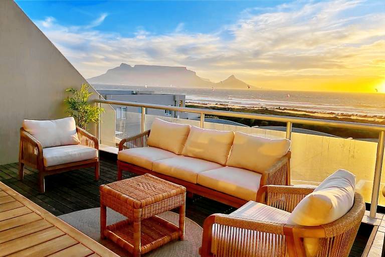 Ocean and Table Mountain views Dolphin Beach