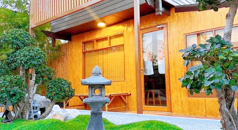 House with terrace, yard & BBQ in Chonburi