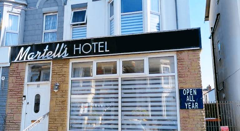 Martell's Hotel in Blackpool