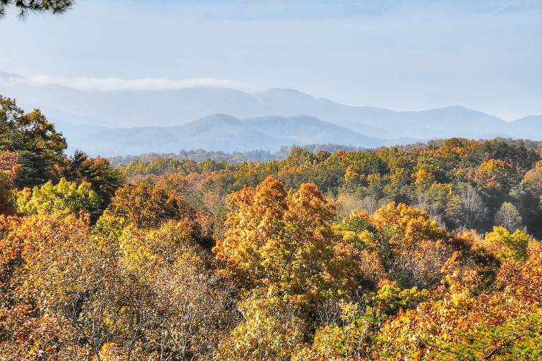 Appalachian View charms with pet-friendly vibes, big mountain views, a hot tub, pool table, firepit, and WiFi connection — photo 2