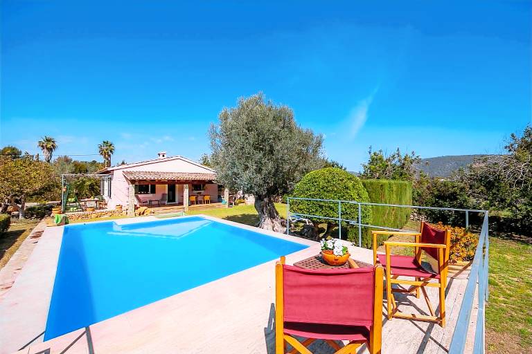 Finca with terrace, private pool & grill | Mountain view — photo 2