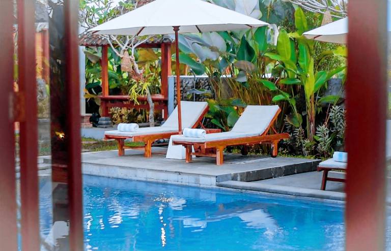 Villa with pool, yard & terrace in Tegallalang