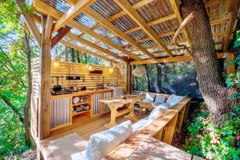 Holiday Treehouse "Shere Khan" with Shared Pool, 2 Private Terraces & Wi-Fi — photo 2