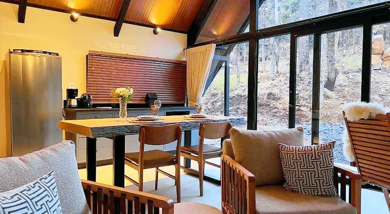 Beautiful lodge with garden | Pets allowed in Urubici