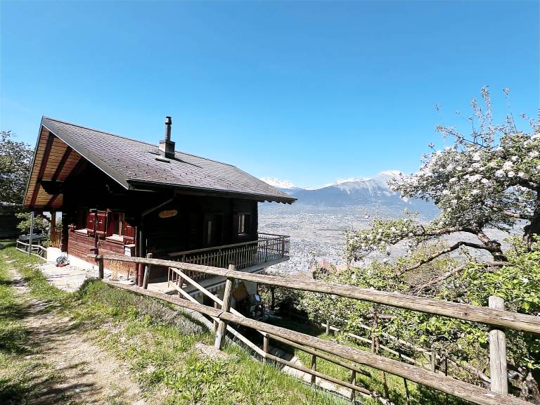Chalet mit Hund in Les Agettes, Mayens de l'Ours f&uuml;r max. 4 Personen