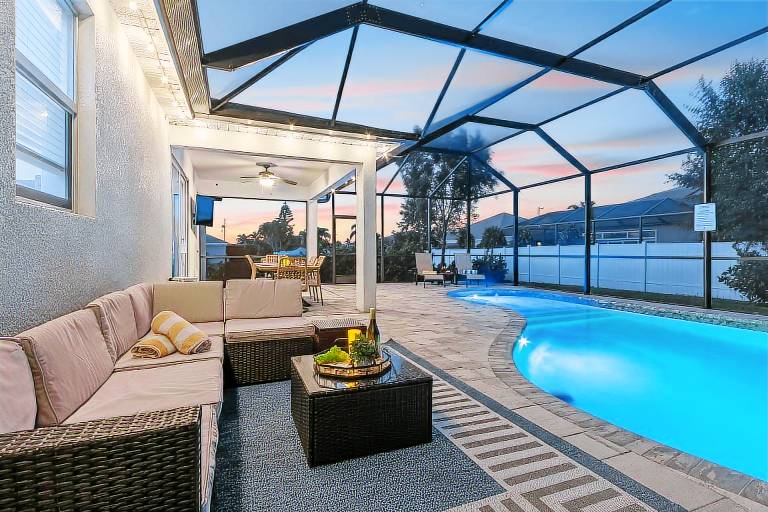 Vacation home with BBQ & private pool | Suitable for remote work in Cape Coral, FL