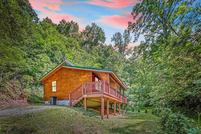Smoky Mountains Honeymoon Cabin Dog Friendly in Sevierville, TN